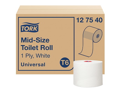 Toiletpapir Tork T6 127540 Mid-Size 1-lags 27 rl.