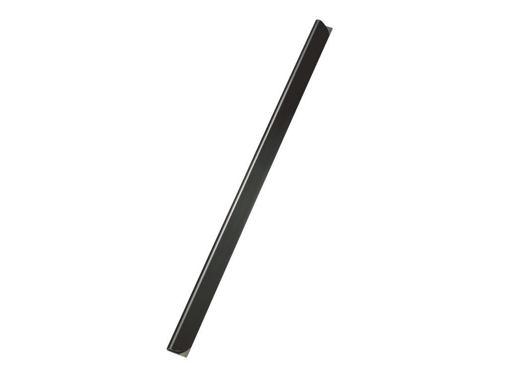 Klemrygge A4 6 mm sort