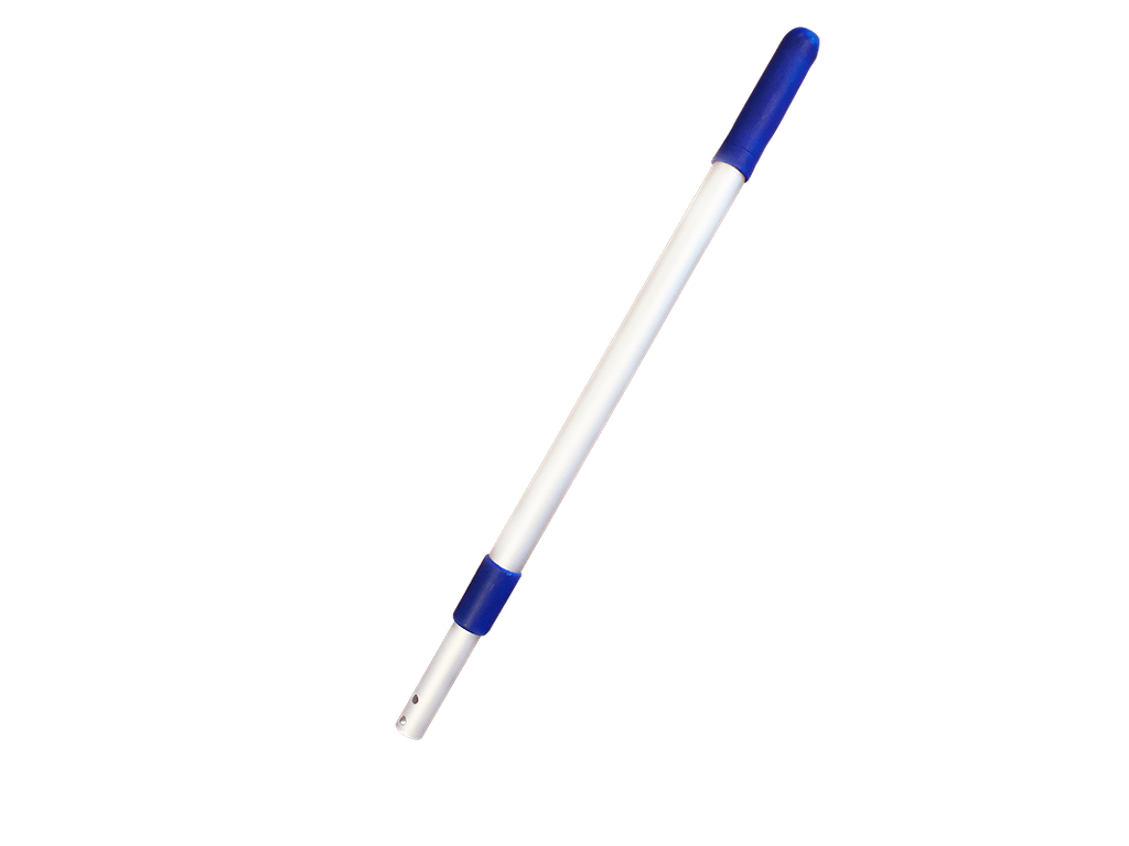 Teleskopskaft Clean Plus med skumgreb 60-100cm alu/blå