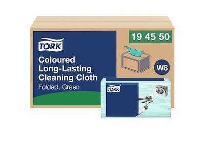 Aft&#248;rringsklud Tork W8 194550 Premium gr&#248;n 40 stk.