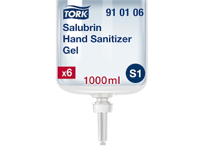 Hånddesinfektion Tork S1 910106 Gel 70% 6x1 ltr