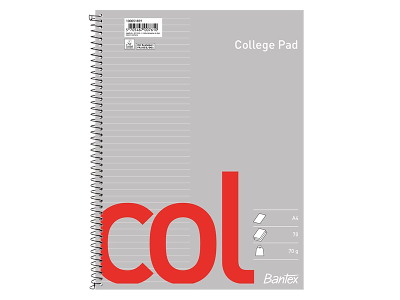 Kollegieblok A4 linjeret