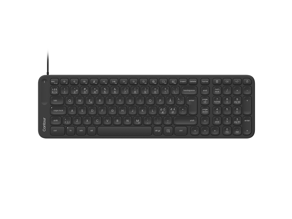 Contour Tastatur Balance Mid-Size med ledning