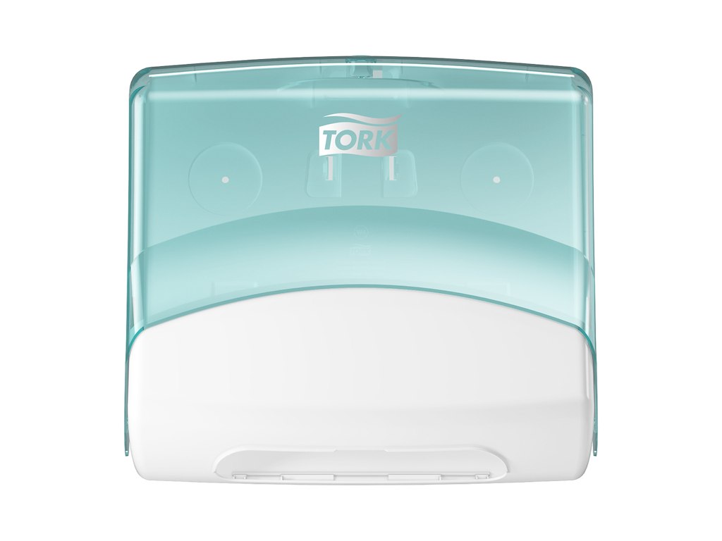 Dispenser Tork W4 654000 turkis/hvid