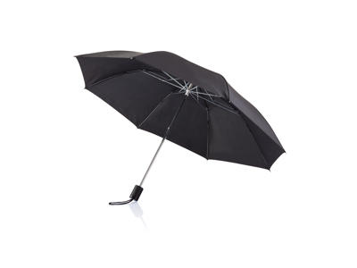 Deluxe sammenfoldelig paraply 20”, sort