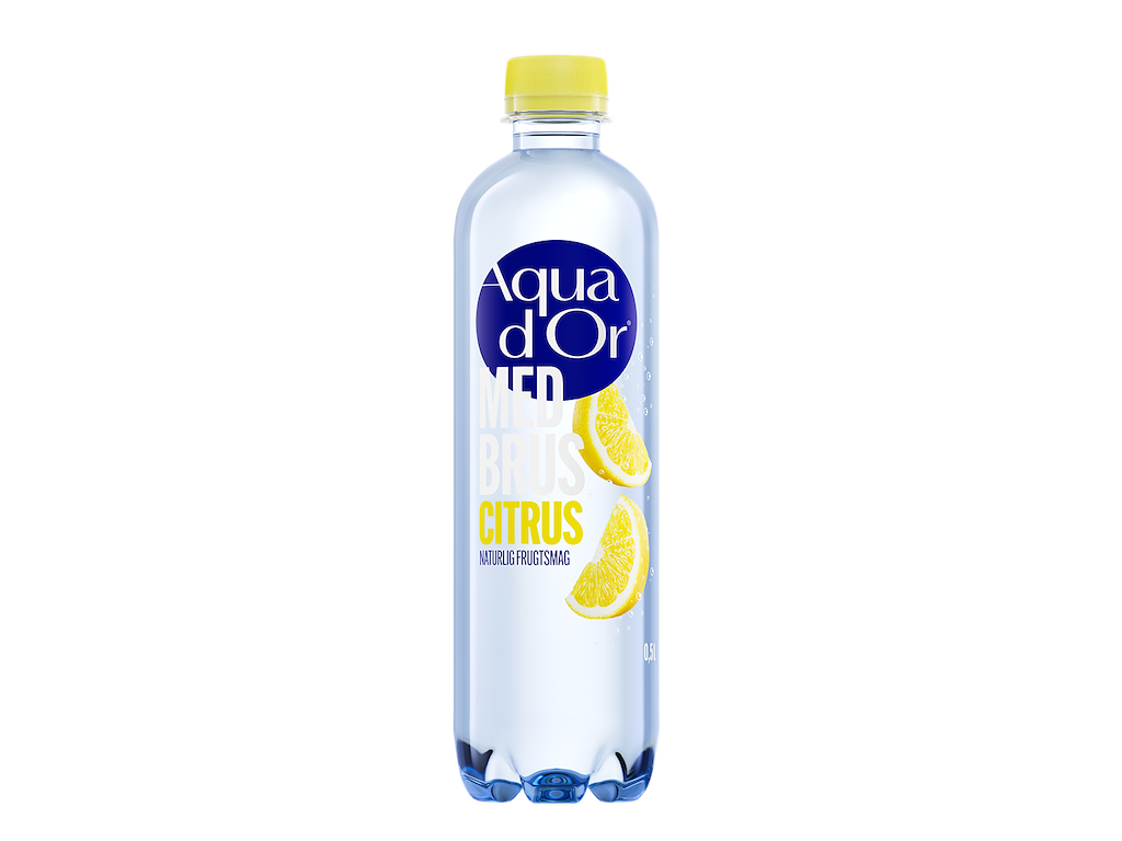 Vand med brus | Aqua d'or | Citrus | 12 fl. | 0,5 l
