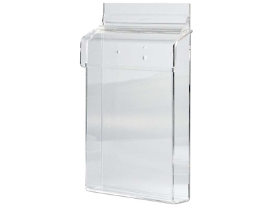 Brochureholder A6 postkasse udendørs dybde 3 cm