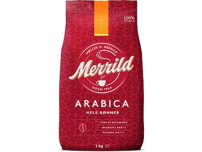 Merrild kaffe | Arabica | Hele bønner | 1000 g