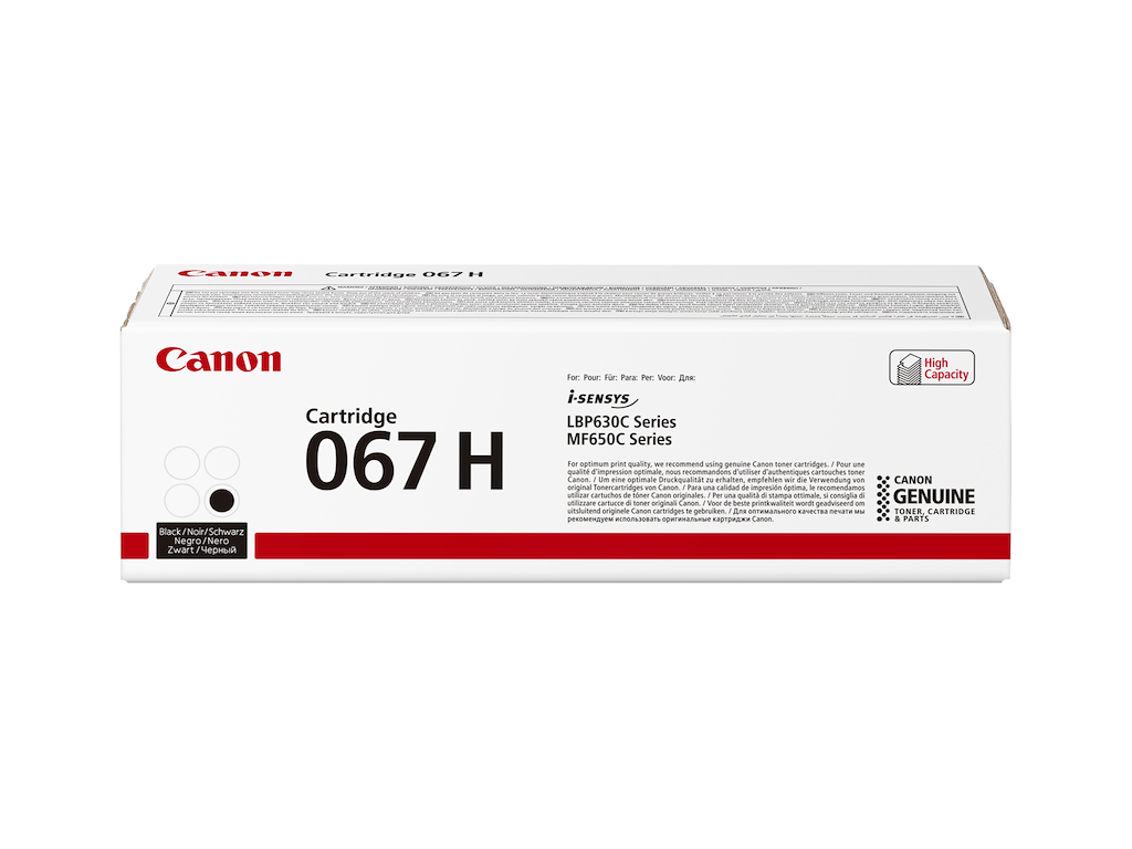 Canon toner 067H sort, 3.130 sider