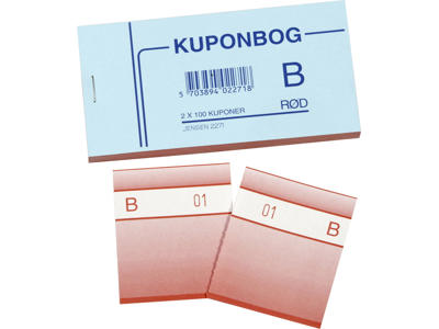 Kuponbog Rød