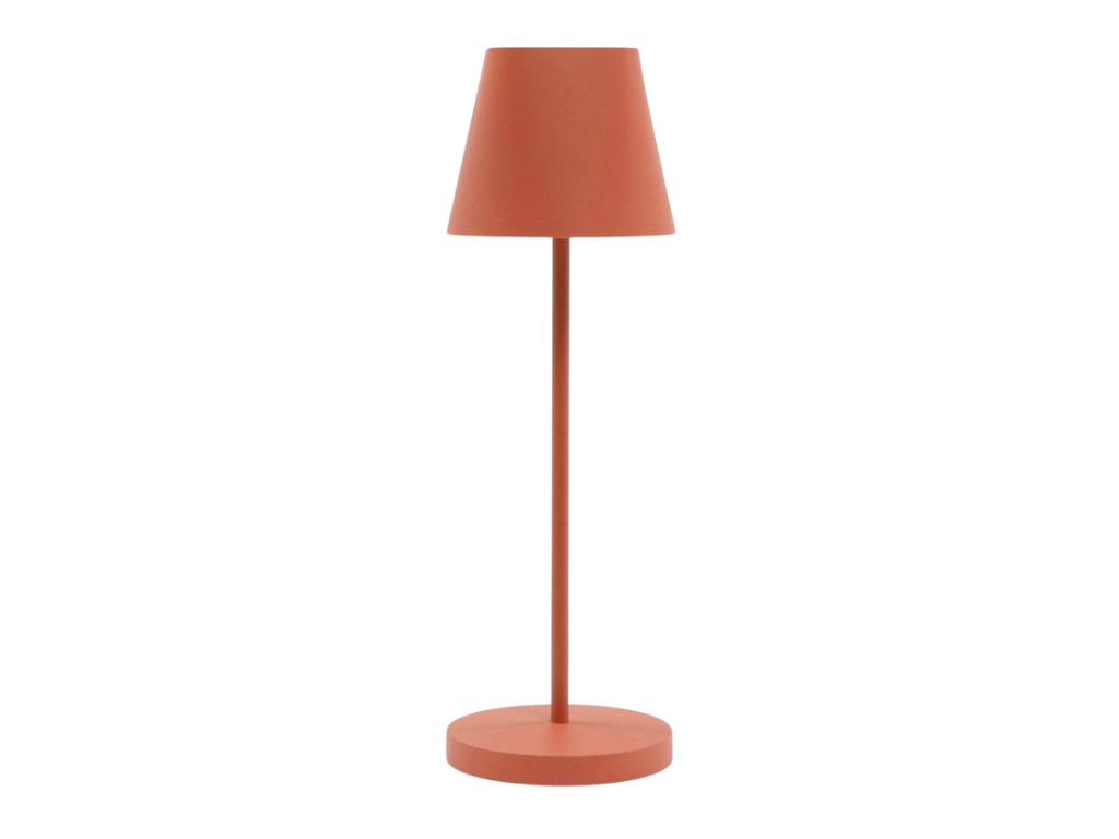 Bordlampe Unilux AVA teglstensrød