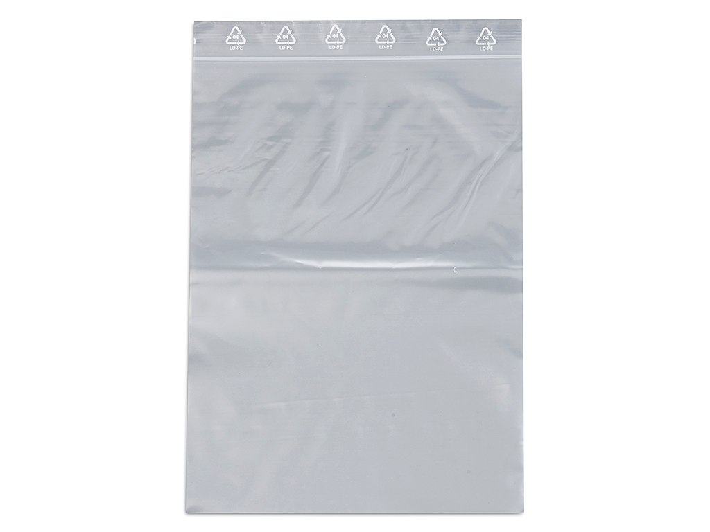 Lynlåspose 350x450mm u/skrivefelt 1000 stk