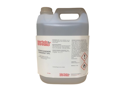 Hånddesinfektion Hertels Boresko 70% 5 liter. Flydende