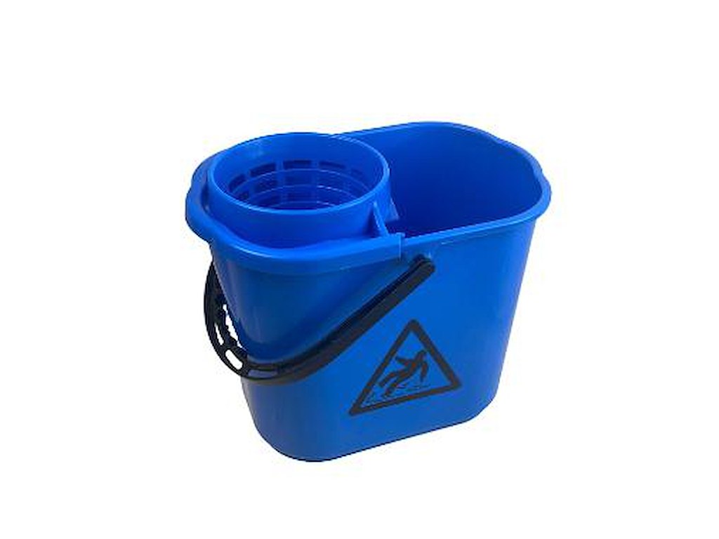 Rengøringsspand Vindy Mop med presse 12 liter blå