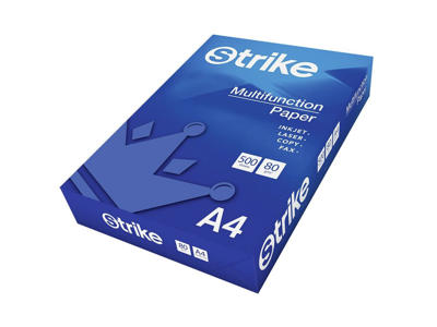 Kopipapir A4 hvid Strike 80gr.