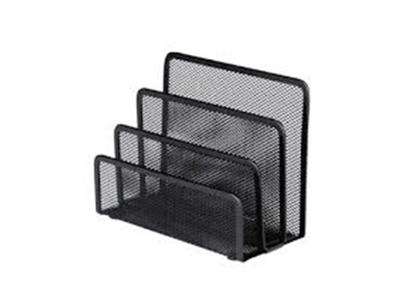 Brevholder tråd metal sort