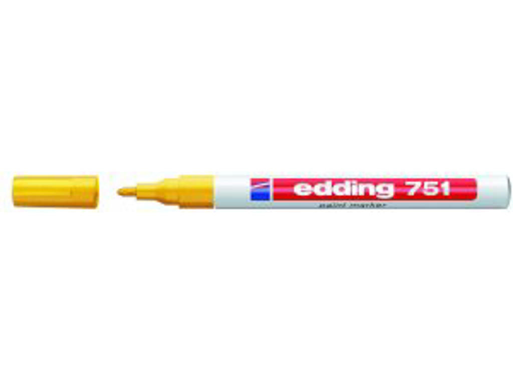EDDING 751 PAINT MARKER GUL PERMANENT 1 2 MM Hertels