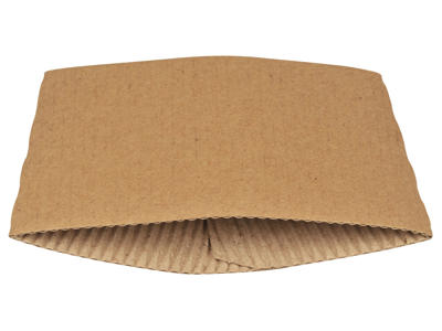 Papsleeve til 36/48cl kaffebæger brun 100 stk.