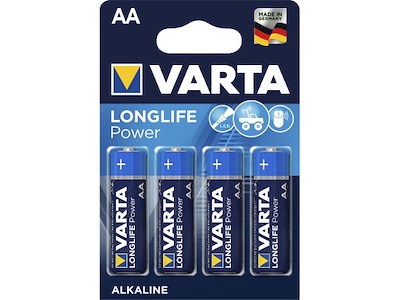 Batteri Varta Longlife Power AA LR06 4 stk