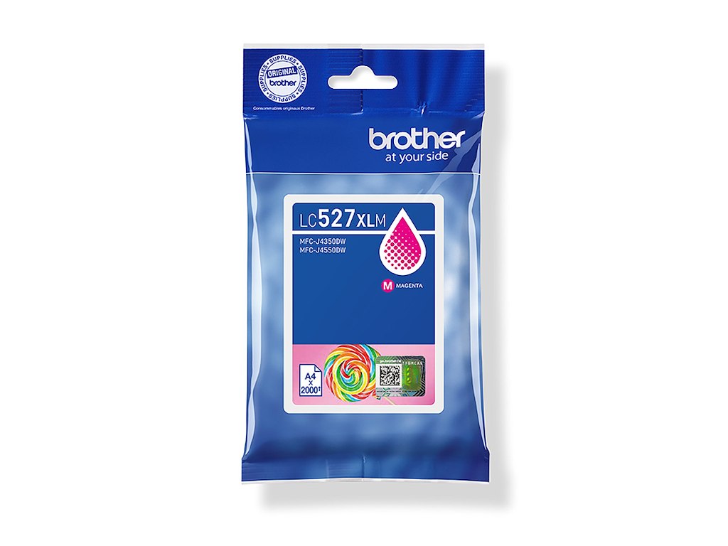Brother blæk LC527XLM magenta