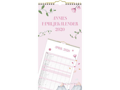 Annies Familiekalender, m/plastlomme, FSC Mix 20066000