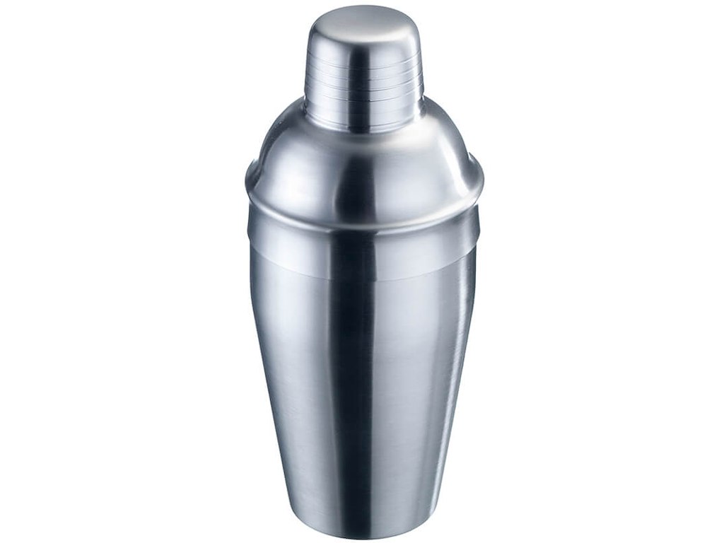 Cocktail Shaker - Stainless Steel - 0.5L - Built-in Strainer - 205x90mm