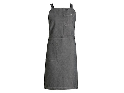 Gray Crossback Apron