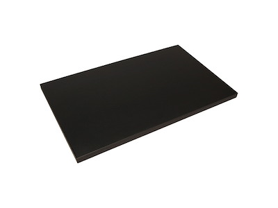 Skærebræt polyd Sort GN 1/1 2 cm