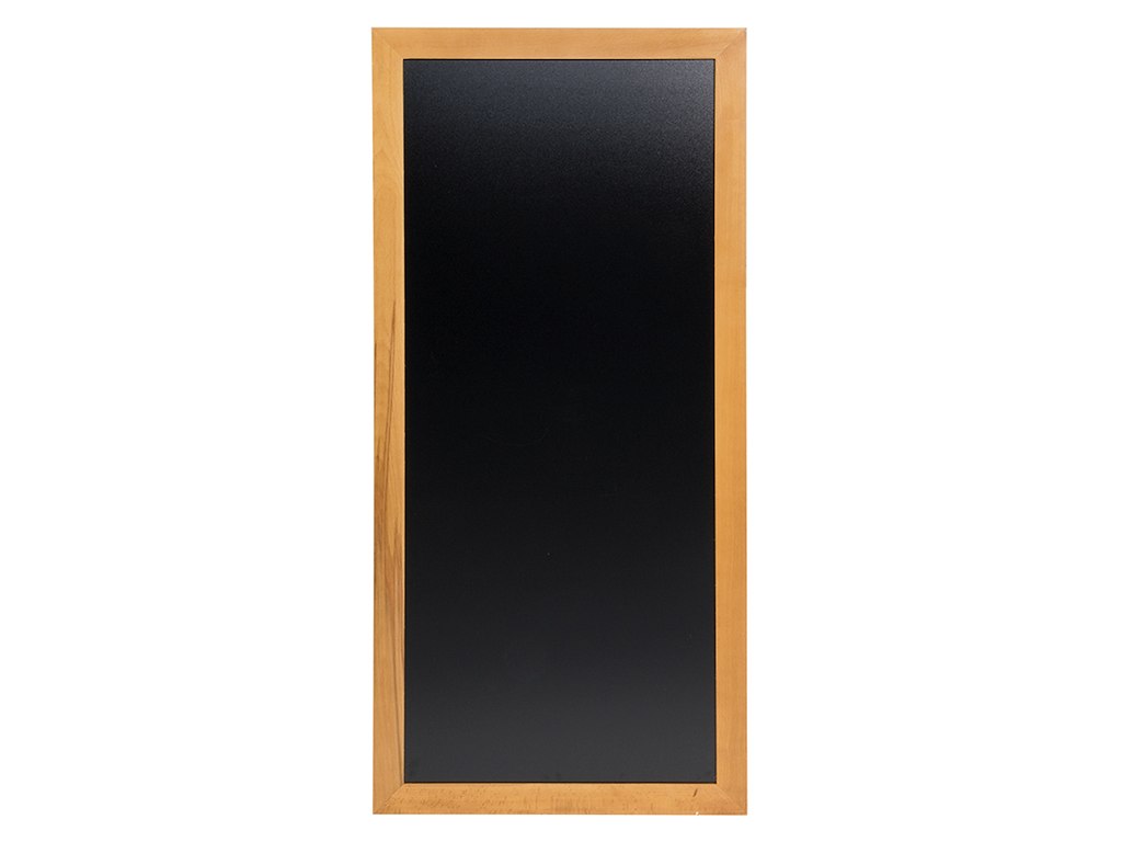 Tavle 120x56 cm teak lakeret ramme