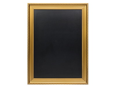 Tavle 100x75 cm Guld-look ramme