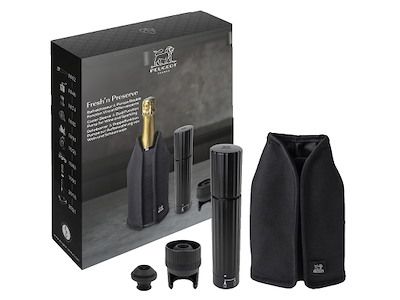 Gavesæt med Flaskekøler og Vinpumpe