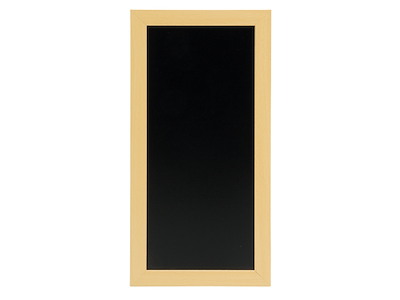 Tavle 20x40 cm teak lakeret træ ramme