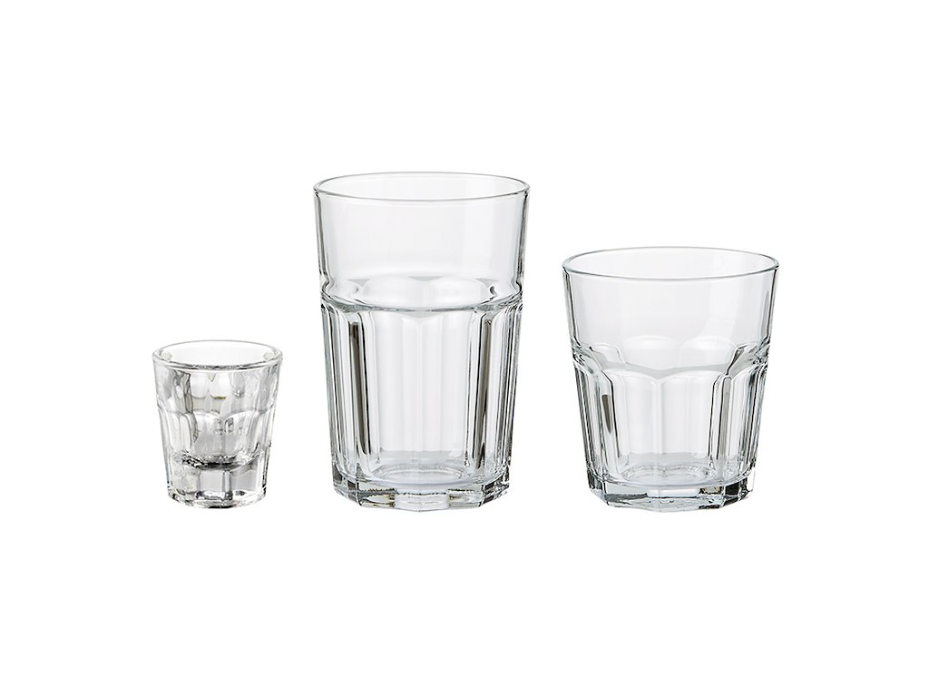 Glas pakke Atelier Granit Cafe 18 dele