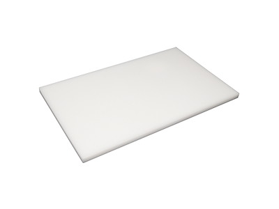 Skærebræt polyd Hvid 50x30x2 cm m/dup