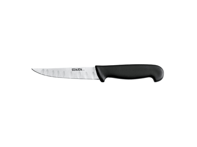 Urtekniv, 10 cm, Senjen Basis, med luftskær, sort