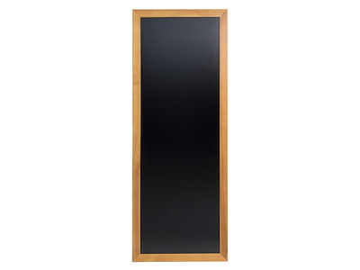 Tavle 150x56 cm teak lakeret ramme