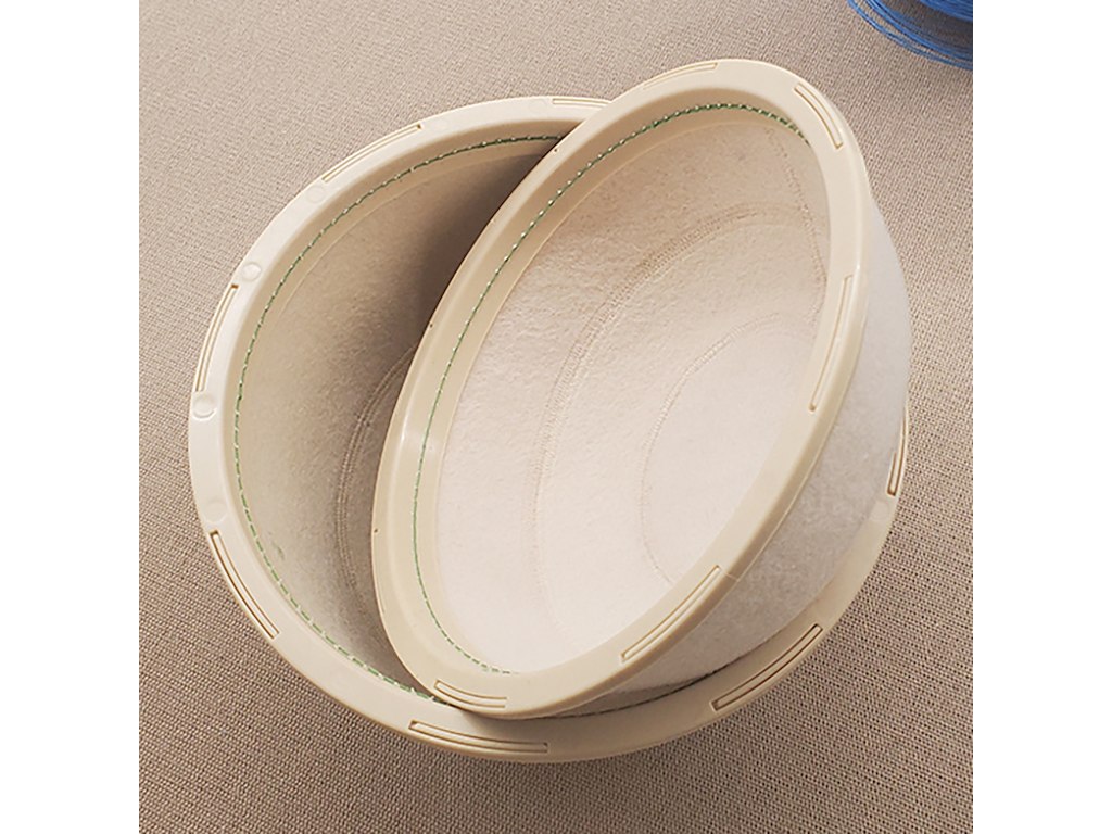 Hævekurv af uld Rund 1000g