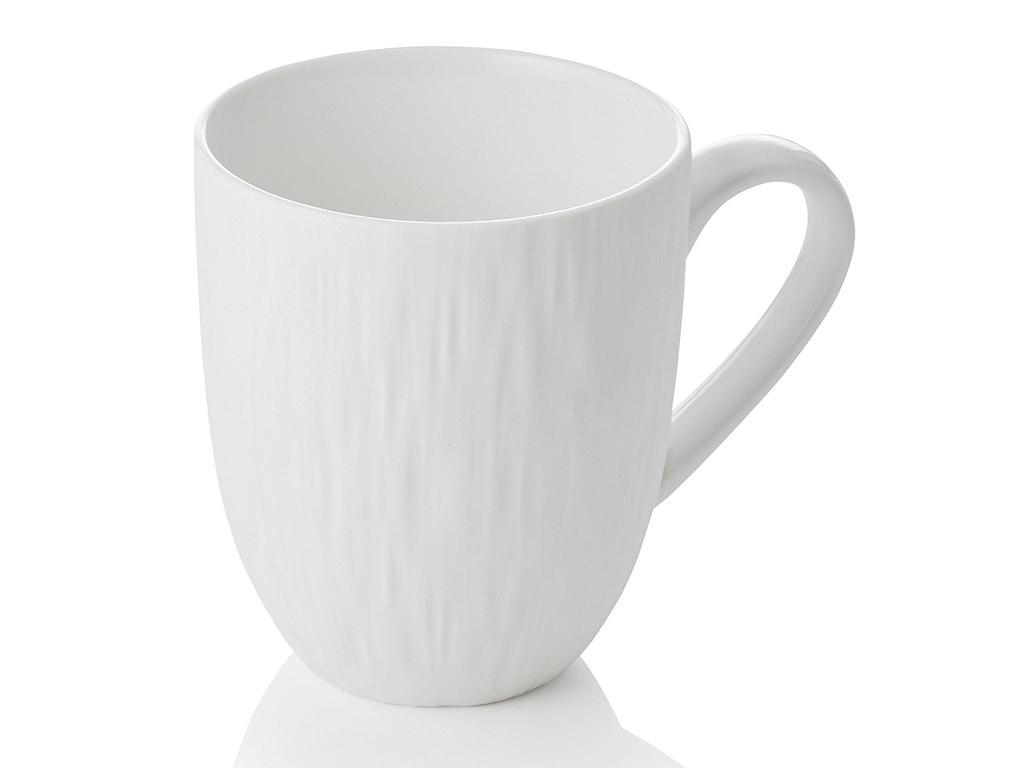 Kop med hank 330 ml Shiro Hvid