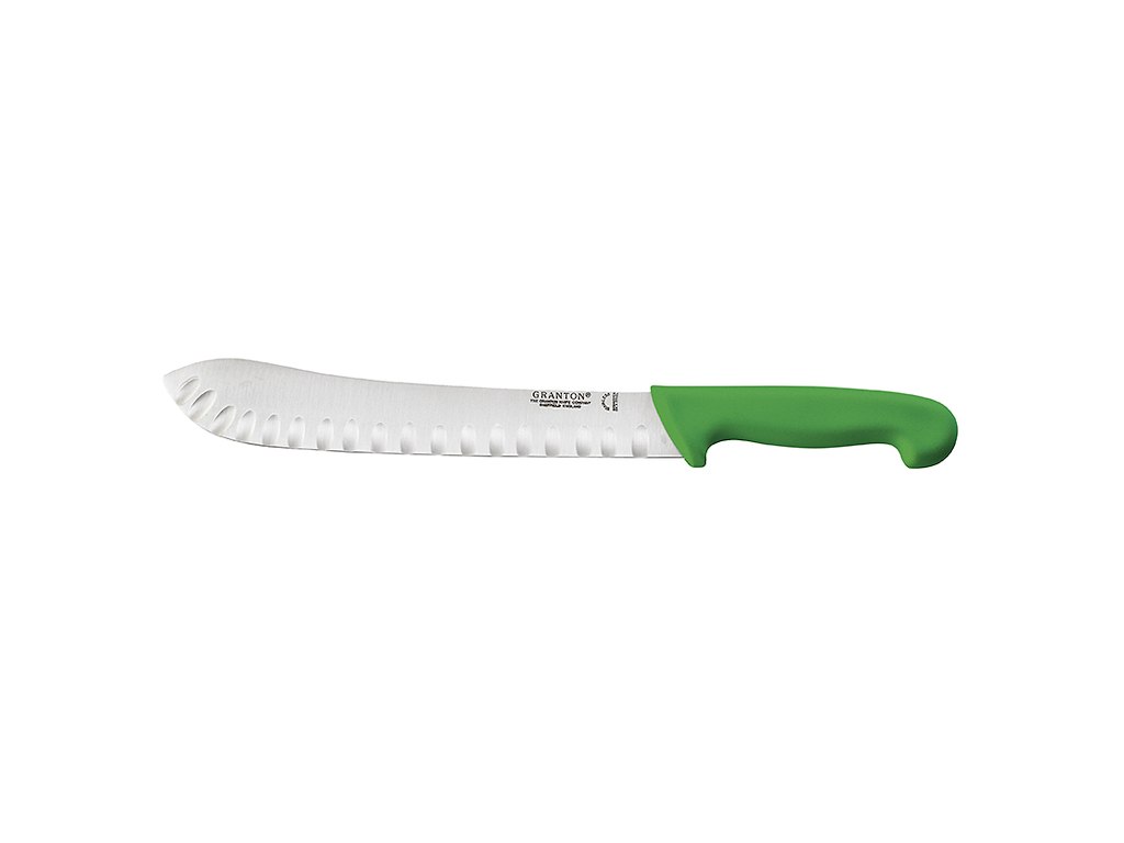 Skärkniv med plastgrepp grön 26 cm
