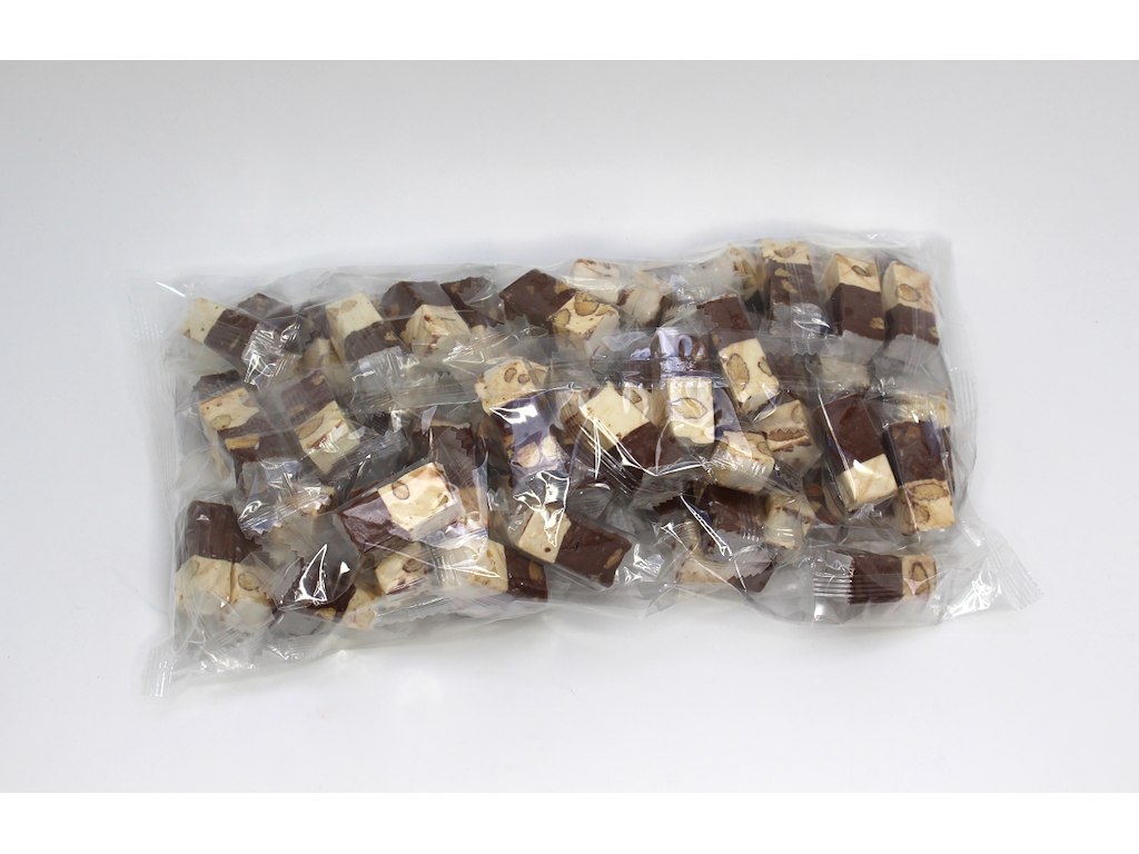 French nougat 1 kg. vanilla/cocoa