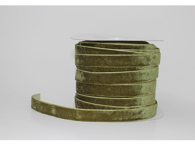 Velvet ribbon 16mm x 50 y army green 11 - 45m
