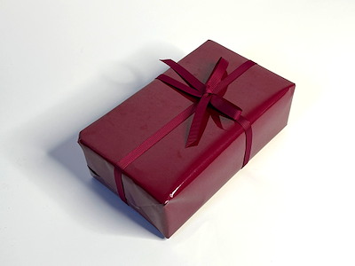 Wrapping paper burgundy shiny 50cmx180m
