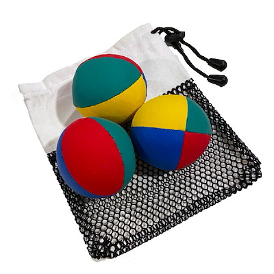 GIFT BAG WITH 3 JUGGLING BALLS