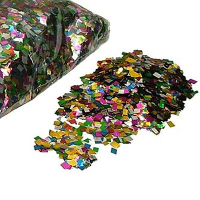 MIX CONFETTI - 6 x 6 mm. - 100 gram