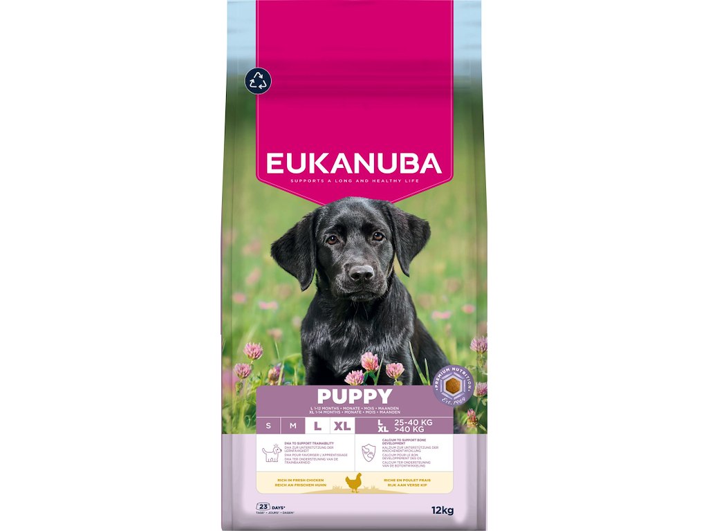 EUKANUBA Puppy Large Breed kylling 12 kg