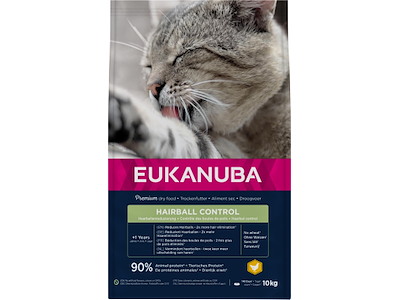 EUKANUBA Cat Adult Hairball Control – 10 kg