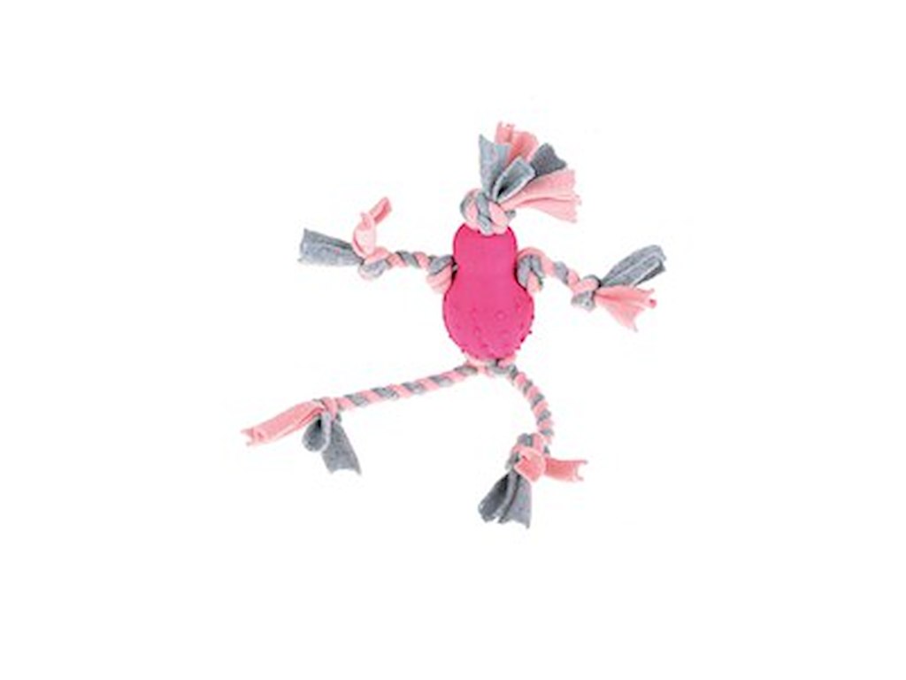 Hvalpeleg Fleece Mand – Pink, 35 × 10 × 7 cm