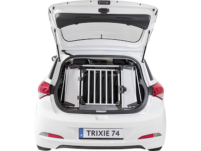 Trixie Universal Rear Sikkerhedsgitter til Bil – Justerbart Hundegitter i Metal (85–140 x 75–110 cm)