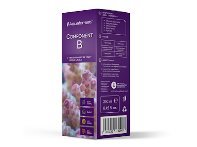 AquaForest Component B 250 ml – Sporstof-supplement til marine akvarier