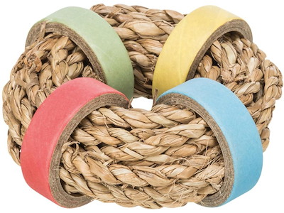 Søgræsring med papringe – 8 cm, 100 % naturmaterialer